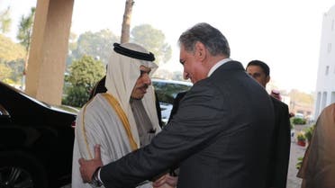وزير الخارجية السعودي الأمير فيصل بن فرحان ونظيره الباكستاني سيد محمود قريشي 