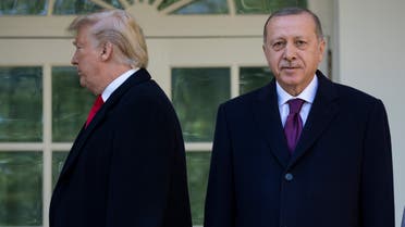 الرئيسان أردوغان و ترمب أثناء زيارة أردوغان لواشنطن