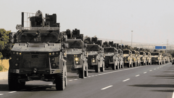 85 آلية تركية جديدة تدخل ريف حلب بسوريا