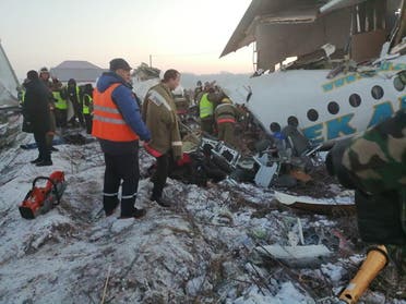 من موقع تحطم الطائرة في كازخستان