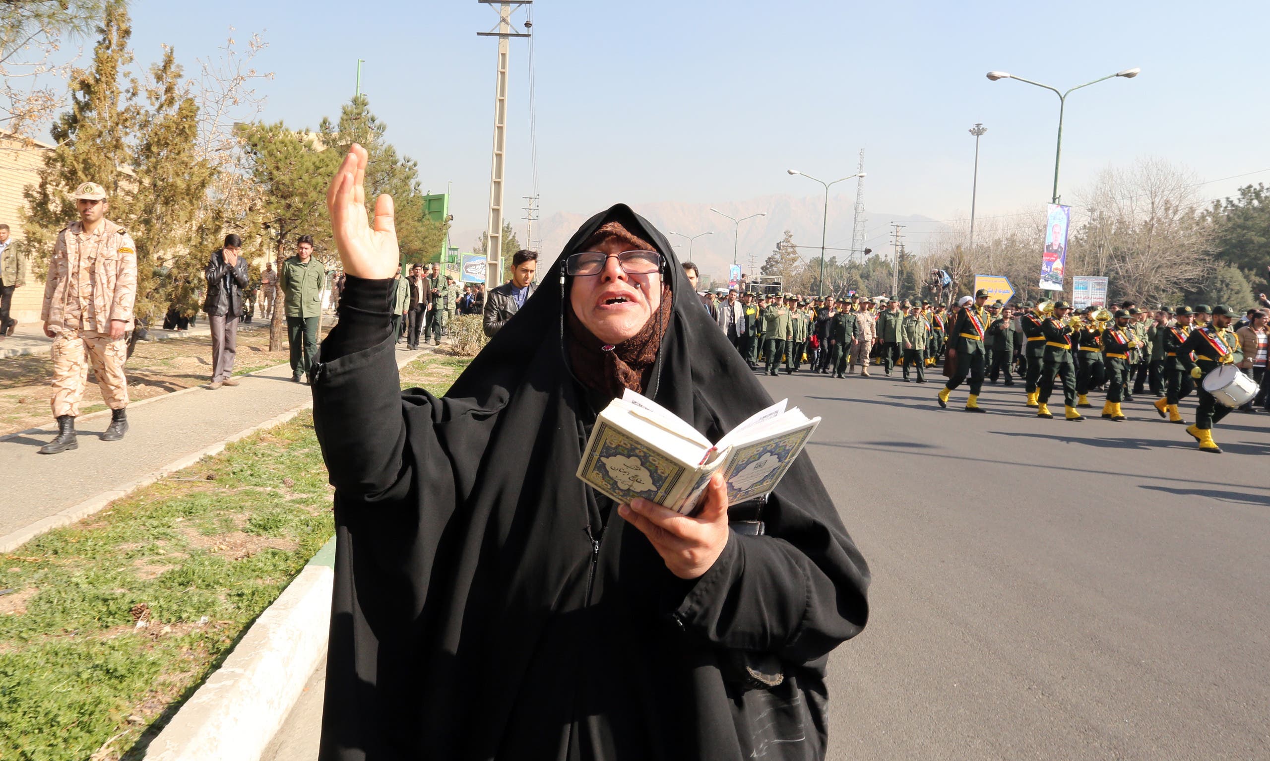 من تشييع قتلى الحرس الثوري