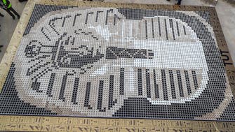 King Tut’s 7,260 coffee cup mosaic breaks world record in Egypt 