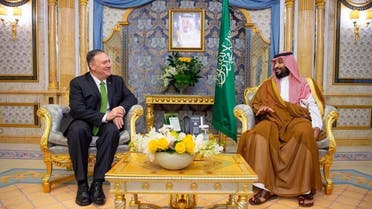 Secretary of State Mike Pompeo meets with Saudi Arabia's Crown Prince Mohammed bin Salman in Jeddah, Sept. 18, 2019. (Supplied)