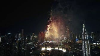 صور مبهرة لاحتفالات رأس السنة من برج خليفة في دبي