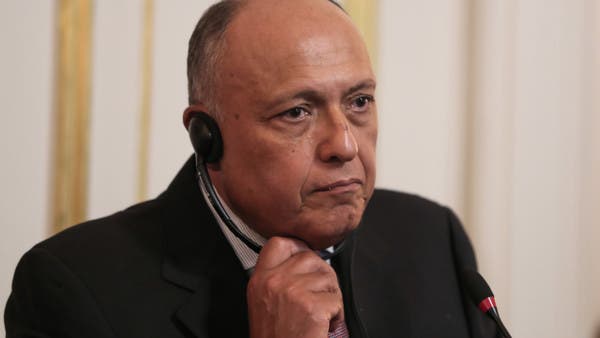 وزير خارجية مصر: نرفض أي تدخلات أجنبية في ليبيا