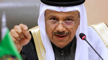 Abdullatif bin Rashid Al-Zayani, secretary-general of the Gulf Cooperation Council, speaks during a press conference following the Gulf Cooperation Council summit in Riyadh, Saudi Arabia, Tuesday, Dec.10, 2019. (AP)