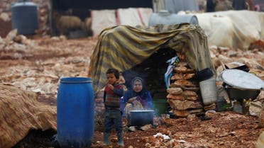 Displaced Syrians are pictured at Kelbit refugee camp, near the Syrian-Turkish border, in Idlib province, Syria January 17, 2018. (File photo: Reuters)