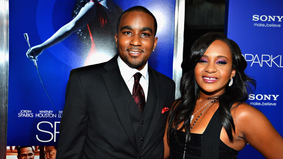 Whitney Houston's daughter Bobbi Kristina Brown and her boyfriend Nick Gordon arrive for the premiere of "Sparkle" at Grauman's Chinese Theater in Hollywood, California on August 16, 2012. (File photo: AFP)