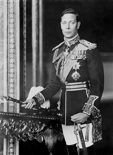 صورة لملك بريطانيا جورج السادس