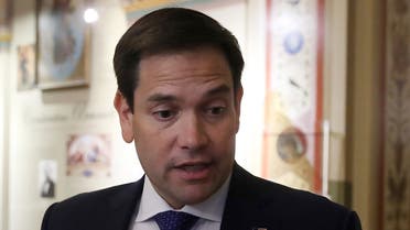 WASHINGTON, DC - AUGUST 01: Sen. Marco Rubio (R-FL) talks to reporters after the Senate voted on the budget agreement at the U.S. Capitol on August 1, 2019 in Washington, DC. The Senate passed a two year budget agreement today that lifts the debt ceiling and increases current spending by $320 billion. Mark Wilson/Getty Images/AFP
