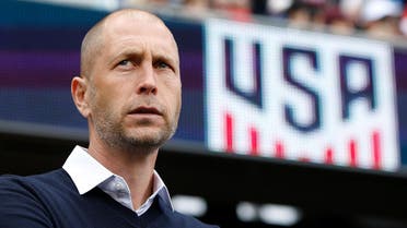 Head coach Gregg Berhalter of the United States men's national team looks on before their international friendly match against Costa Rica at Avaya Stadium on February 2, 2019 in San Jose, California. (AFP)