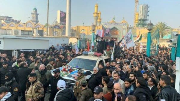 بمشاركة عبد المهدي.. تشييع سليماني والمهندس في بغداد