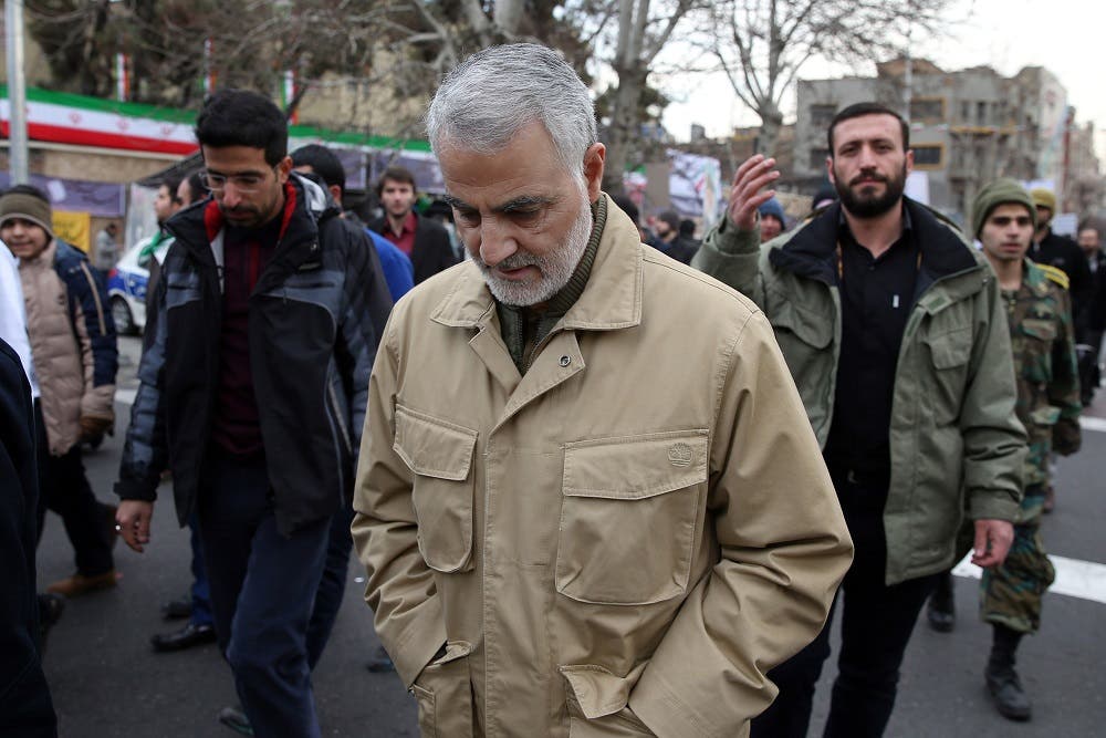 Assassinated IRGC commander Qassem Soleimani. (File photo: AFP)
