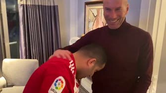 Zidane, UD Almería owner Turki Al-Sheikh recreate infamous ‘Materazzi headbutt’
