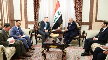 عبدالمهدي والسفير الأميركي في بغداد