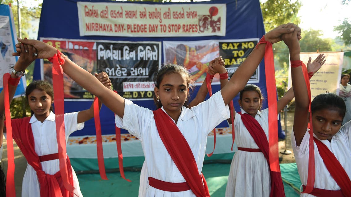 Students hold placards during 'Nirbhaya Day' to mark the anniversary of the brutal rape case of a 23-year-old in New Delhi. (File photo: AFP)