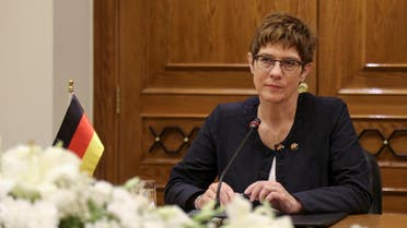 German Defense Minister Annegret Kramp-Karrenbauer. (File photo: AP)