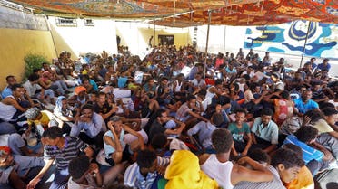 مهاجرون في ليبيا(أرشيفية- فرانس برس)