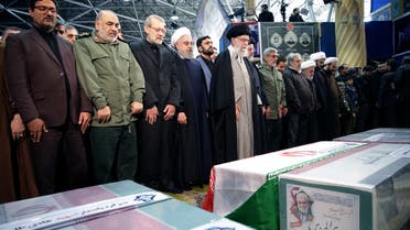 تشييع سليماني في طهران (فرانس برس)