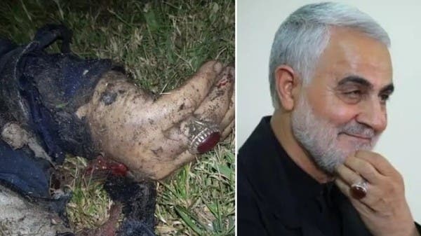 ميليشيات الحشد الشعبي تقيم نصبا لسليماني في موقع اغتياله