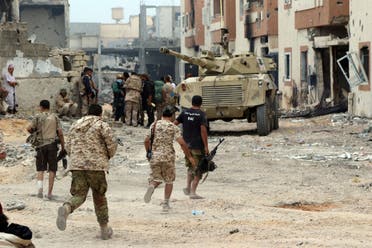  معارك سابقة في مدينة سرت الليبية - فرانس برس