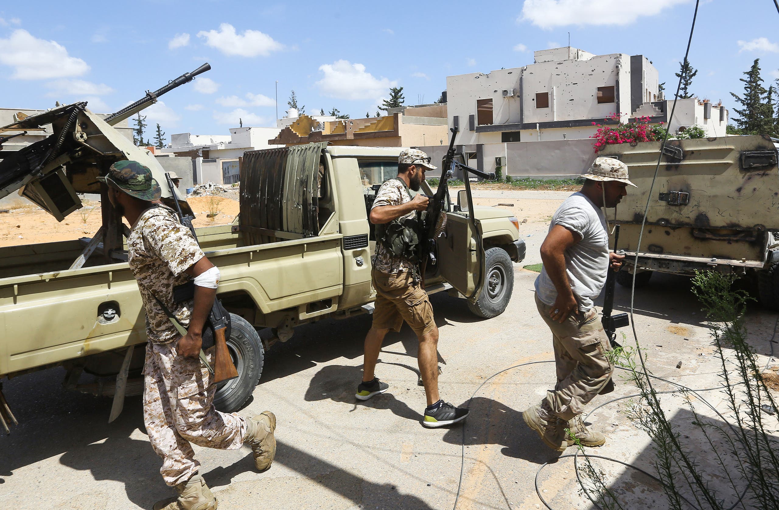 فصائل مسلحة ضمن قوات الوفاق في طرابلس(أرشيفية- فرانس برس)