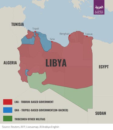 Libya Map Infographic - Omar El Katouri