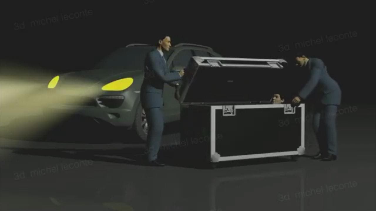 صندوق استخدم لتهريب غصن
