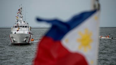 Philippine Coast Guard’s multi-role response vessel at a port in Manila. (File photo: AFP)