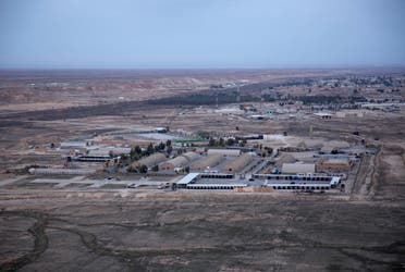 Aerial photo shows Ain al-Assad air base in the western Anbar desert, Iraq. (File photo: AP)