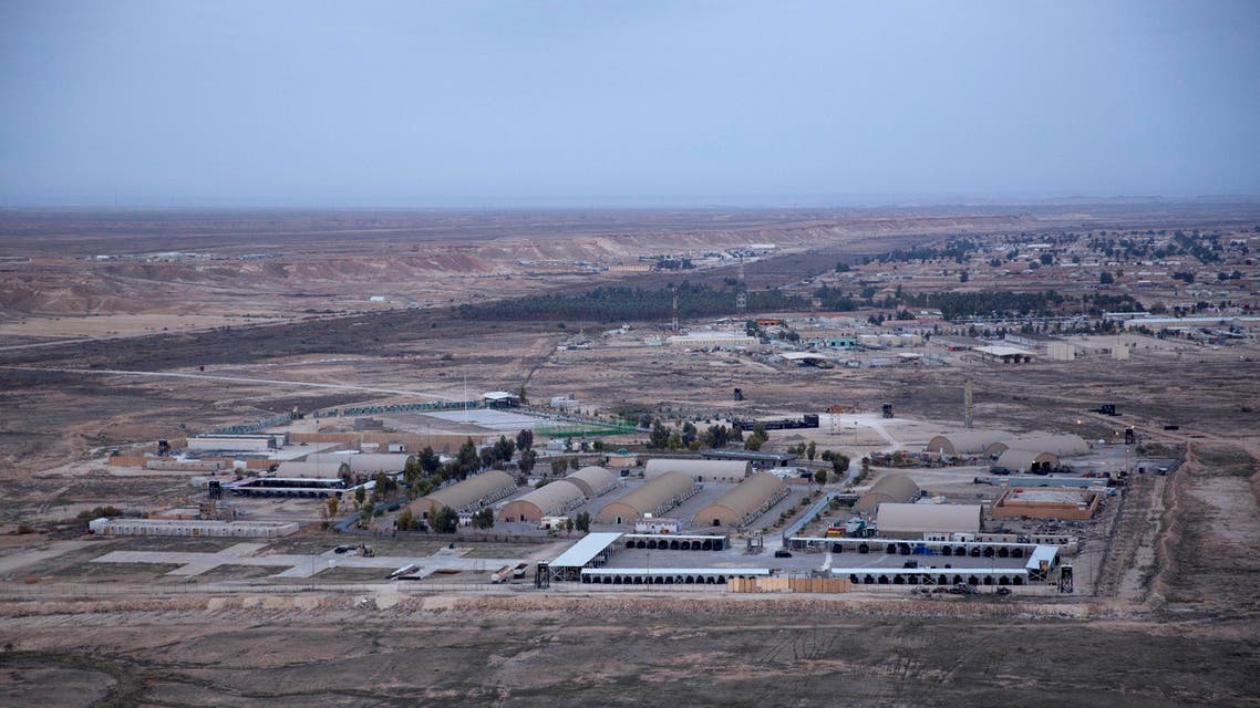 Aerial photo shows Ain al-Assad air base in the western Anbar desert, Iraq. (File photo: AP)