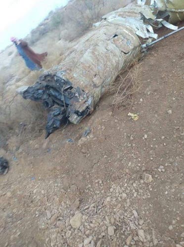 بقايا صواريخ إيرانية لم تطل أهدافها