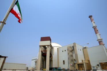 A picture shows the reactor building at the Russian-built Bushehr nuclear power plant in southern Iran on August 21, 2010 during a ceremony initiating the transfer of Russia-supplied fuel to the facility after more than three decades of delay. (AFP)