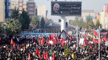 Iranian people attend a funeral procession and burial for Iranian Quds Force General Qassem Soleimani. (Photo: Reuters)