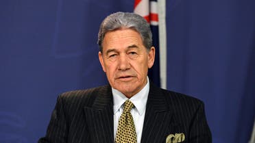New Zealand’s acting Prime Minister Winston Peters. (File photo: AFP)