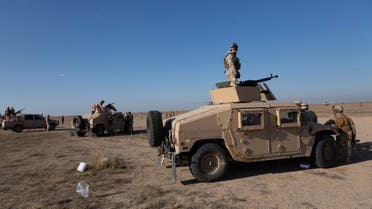 Iraqi army units are deployed during military operations of the Iraqi Army's Seventh Brigade in Anbar, Iraq (AP)