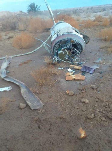 بقايا صواريخ إيرانية لم تطل أهدافها