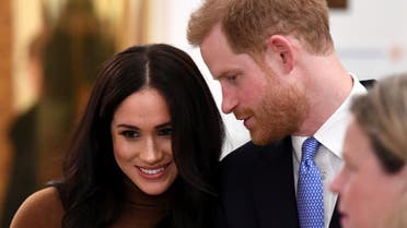 Britain's Prince Harry and his wife Meghan, Duchess of Sussex visit Canada House in London, Britain. (Reuters)