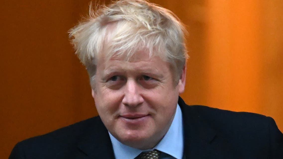 Britain's Prime Minister Boris Johnson emerges to greet European Commission President Ursula von der Leyen outside 10 Downing Street in central London on January 8, 2020, ahead of their meeting. The EU's top official on Wednesday predicted tough talks with Britain on the sides' future relations after Brexit enters force after years of delays at the end of the month. There will be tough talks ahead and each side will do what is best for them, European Council president Ursula von der Leyen said ahead of her first official meeting with Prime Minister Boris Johnson.