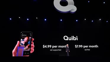 Quibi CEO Meg Whitman speaks about the short-form video streaming service for mobile Quibi. (AFP)