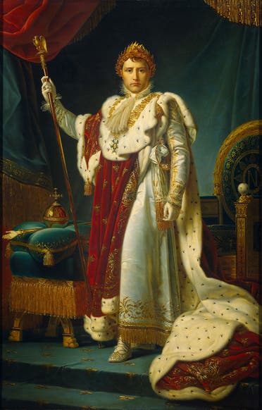 نابليون بونابرت بثياب الإمبراطور
