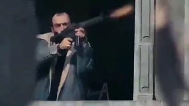 A fictional Iranian propaganda video shows a Iranian forces killing President Donald Trump. (Photo: Screen grab)