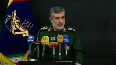 In an address broadcast by state TV on Saturday, Gen. Amir Ali Hajizadeh screen grab