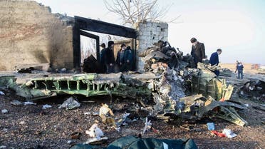 موقع تحطم الطائرة الأوكرانية 