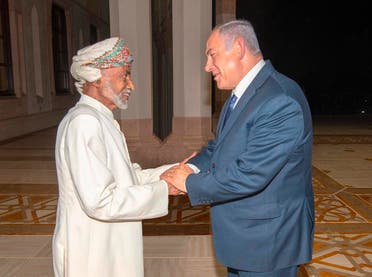 Sultan Qaboos receives Israeli Prime Minister Benjamin Netanyahu in Muscat on Oct. 26, 2018. (Photo: AP)