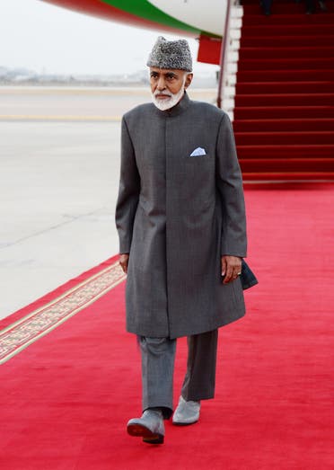 Sultan Qaboos Oman arrives in Muscat, Oman. (Photo: AP)