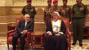 Iranian Foreign Minister Javad Zarif met with newly appointed Sultan Haitham in Oman on Sunday, January 12, 2019. (Photo: Twitter)