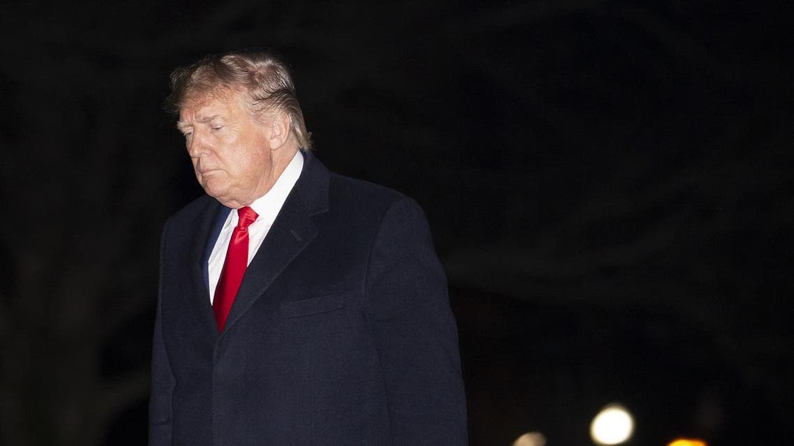 U.S. President Donald Trump walks on the South Lawn of the White House on January 9, 2020 in Washington, DC. (AFP)