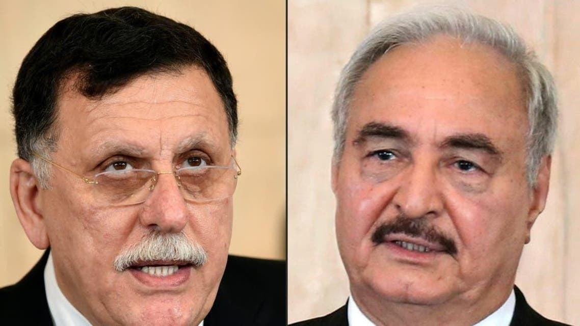 Libya: Khalifa Haftar and Fayez al sarraj
