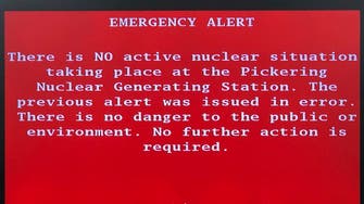 False alarm sets off nuclear scare in Canada 
